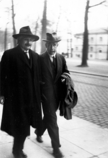 Niels Bohr a Albert Einstein