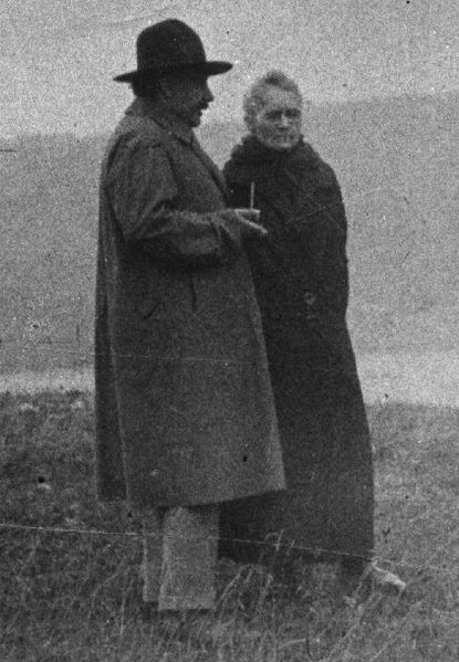 Marie Curie a Albert Einstein