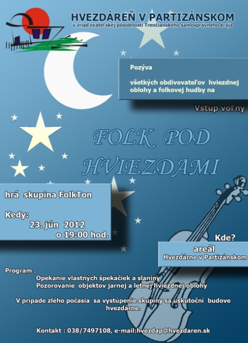 plagát Folk pod hviezdami plagát Folk pod hviezdami
