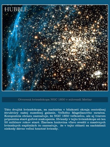 Hubble space telescope -  top images - 26_Hviezdokopa NGC 1850