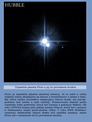 Hubble space telescope -  top images - 30_Trpasličia planéta Pluto  kopie