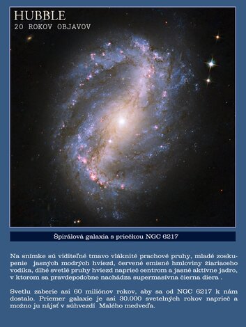 Špirálová galaxia s priečkou NGC 6217