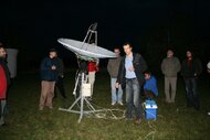 Pavol Ďuriš a teleskop stále v akcii 