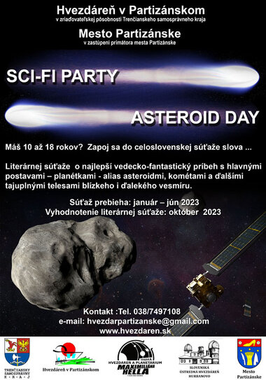 Súťaž "SciFi Party Asteroid Day"