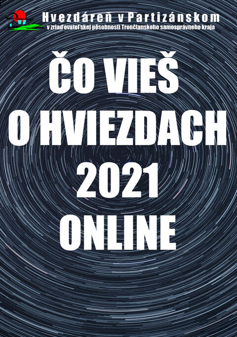 Krajské kolo "Čo vieš o hviezdach" 2021 Krajské kolo "Čo vieš o hviezdach" 2021