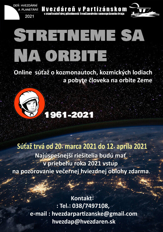 Stretneme sa na orbite - súťaž