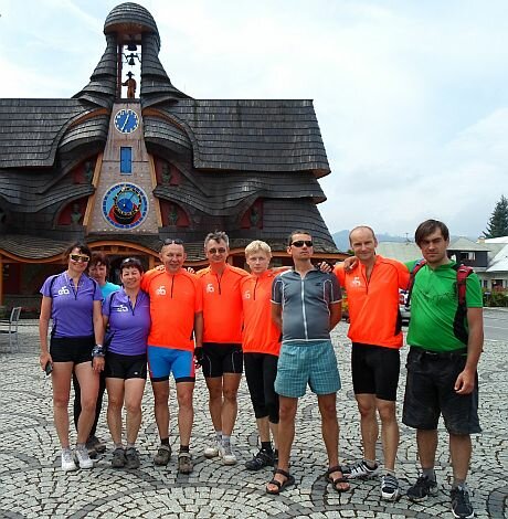 Ebicykel slovenských astronómov 2014 - Slovenský orloj v Starej Lesnej