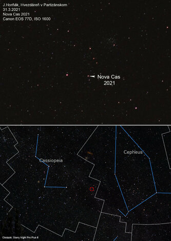 Astronomické úkazy 2021 - NovaCas21