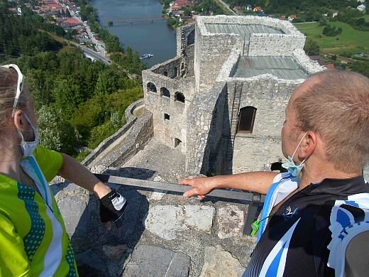 Strečno, vyhľad z hradu