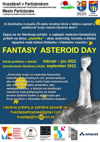 Podujatia 2022 - súťaž fantasy asteroid day poster copy