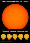 Astronomické úkazy 2021 - slnko