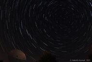 Startrails UrsaMajor: Canon 500D + FishEye EF 15mm. 15s/exp + FF 82 AF_CS3 -- 10.07.2011