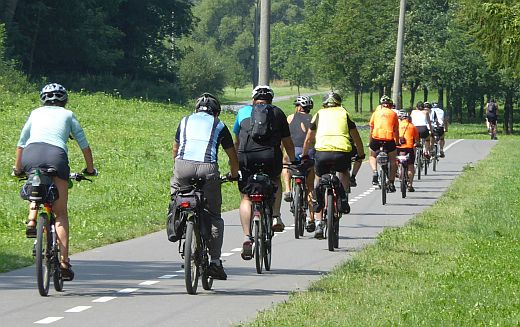 Vláčik Ebicyklistov na cyklotrase